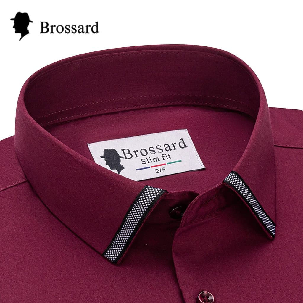 Atacado Camisa Masculina Feito de materiais de alta qualidade:56% Poliéster,40% Algodão, 4% Alastano