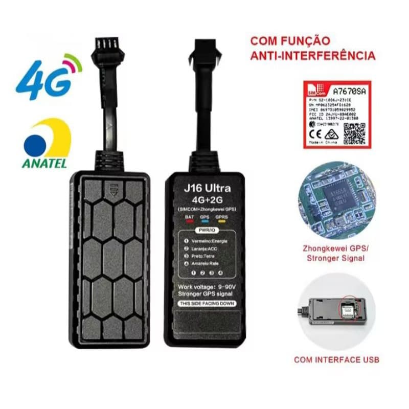 Rastreador J16 Ultra 4g