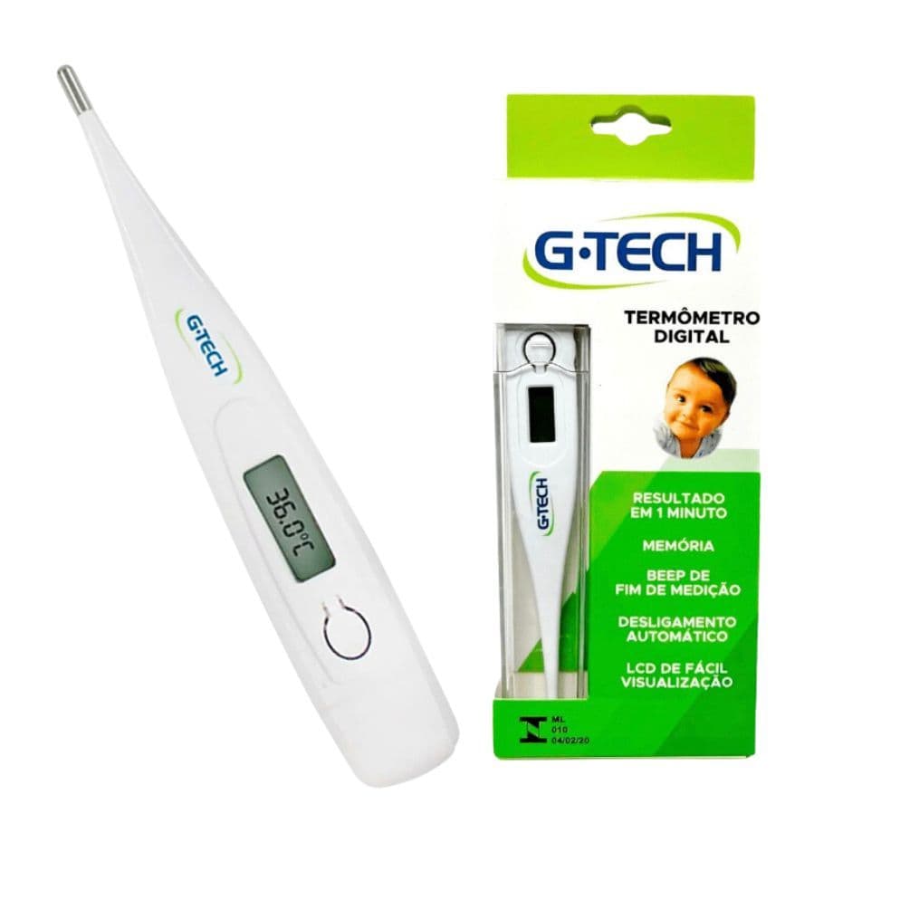 Termômetro Digital G-tech Bebê Infantil Enxoval