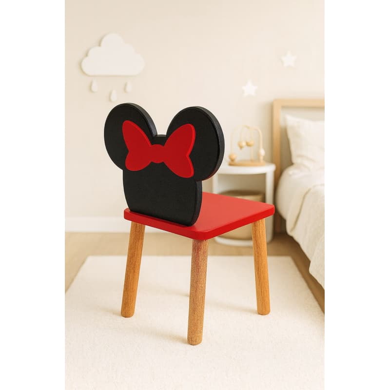 cadeira cadeirinha infantil minnie decoração infantil quarto