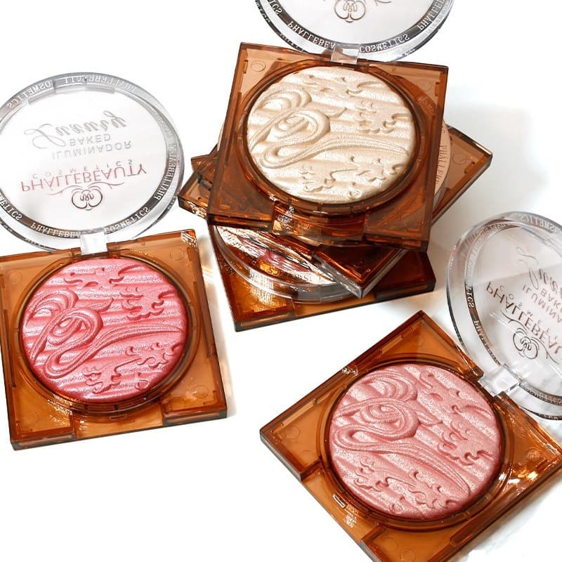 Iluminador Facial Glow, Phallebeauty Baked Luxury Maquiagem