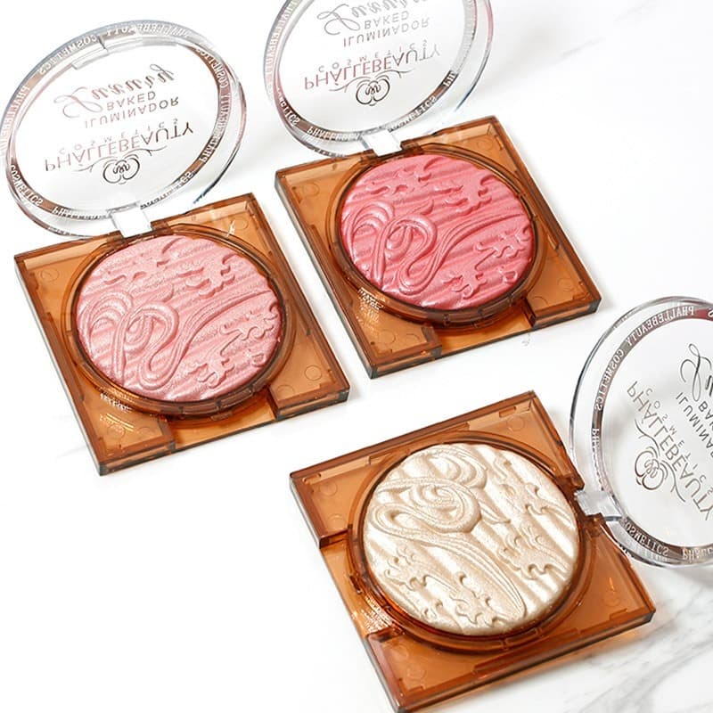 Iluminador Facial Glow, Baked Luxury Maquiagem Phallebeauty