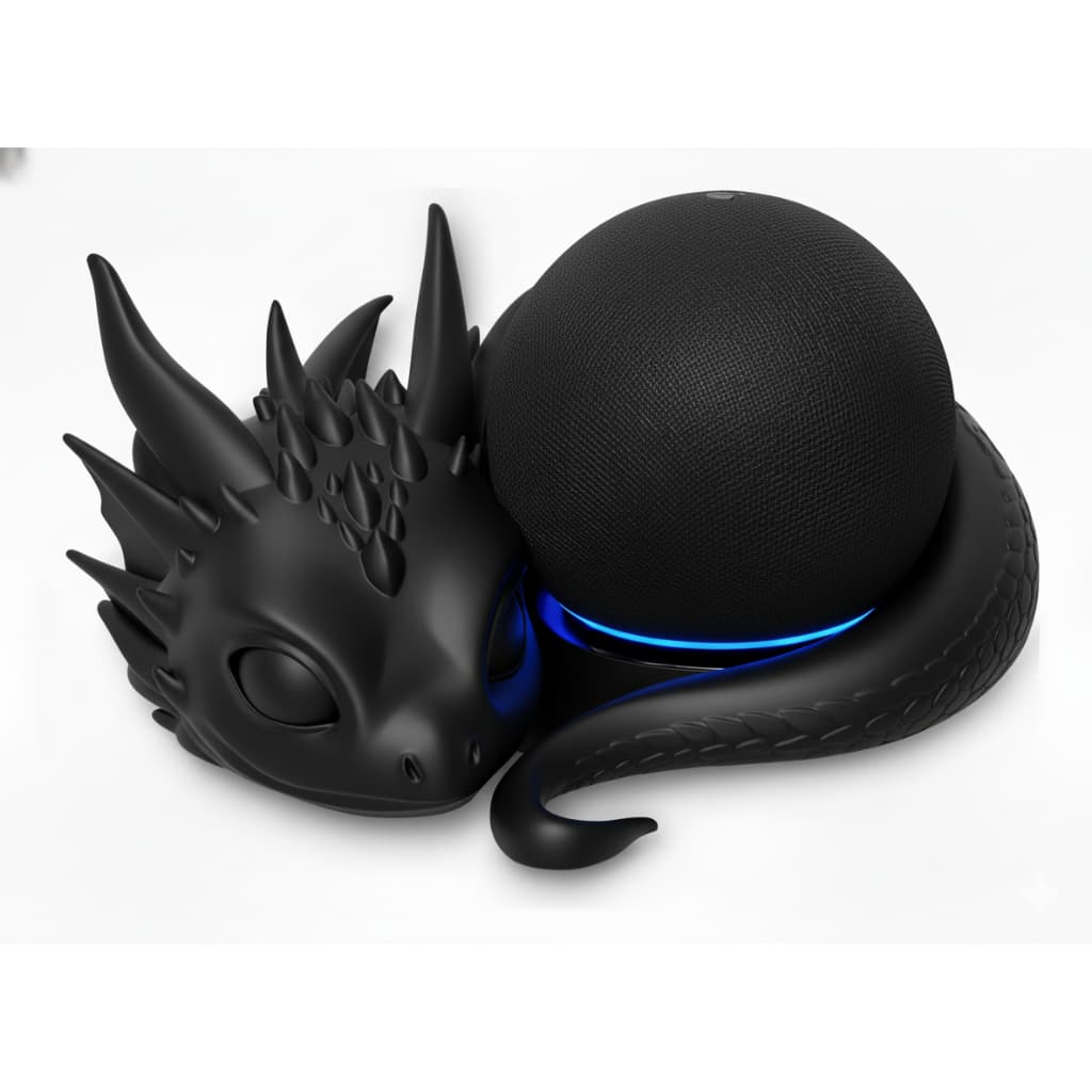 Suporte Dragão Alexa Amazon Echo Dot 4ª e 5ª geração