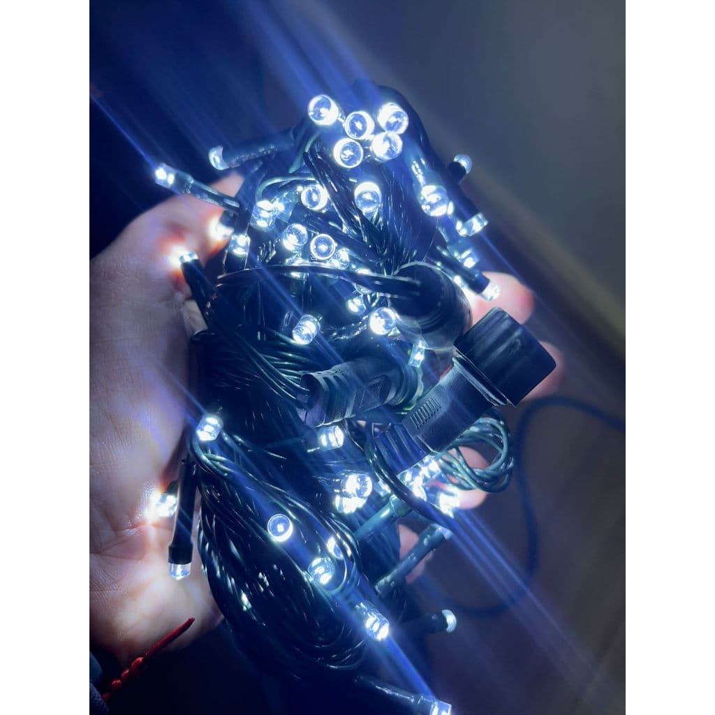 Pisca Led Fixo 10M 100 LEDS Natal Decoração Sofisticado Luz Fixa Luxo Eventos Festas Econômico Seguro