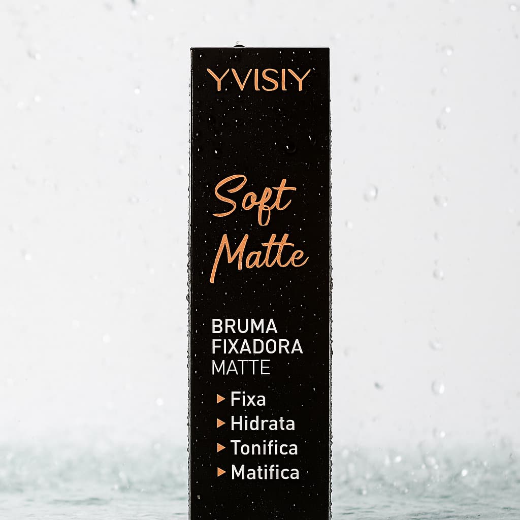 Bruma Fixadora Matte, Fixa Hidrata e Tonifica Maquiagem Yvisiy