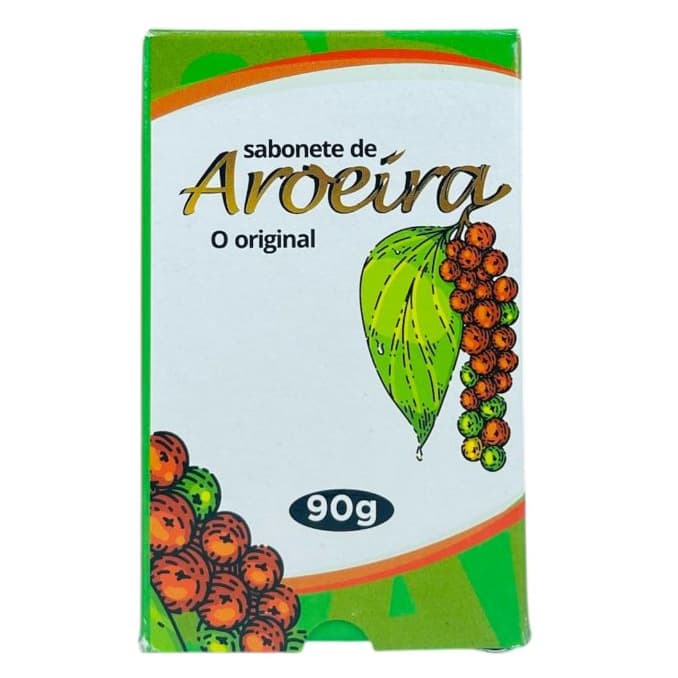 Sabonete Original em Barra de Aroeira Pele Limpa e Hidratada 90g Baruc Cosméticos