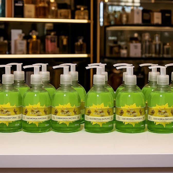 Kit 12 Sabonete Liquido Mãos e Corpo Harmonia Natural 500ml (Atacado e Revenda) Erva Doce