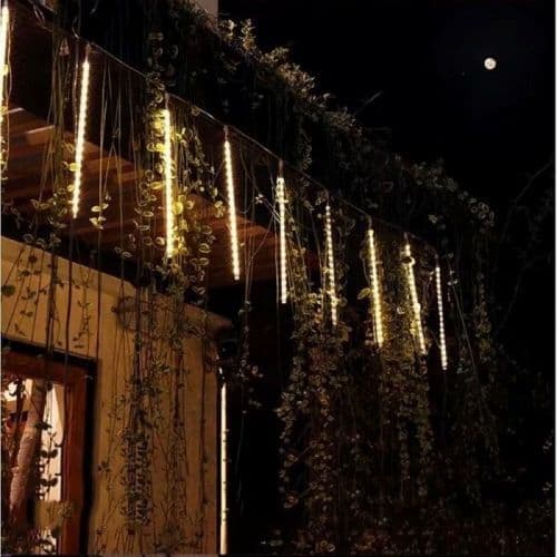 ZEROXYH Bastão De Led Cascata 8 Tubos 50 CM Chuva De Gelo Bivolt 3w