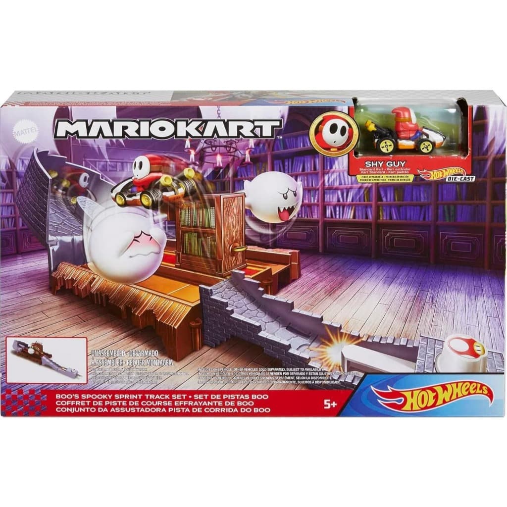 Pista Hot Wheels Mario Kart Fantasma Boo Shy Guy Mattel