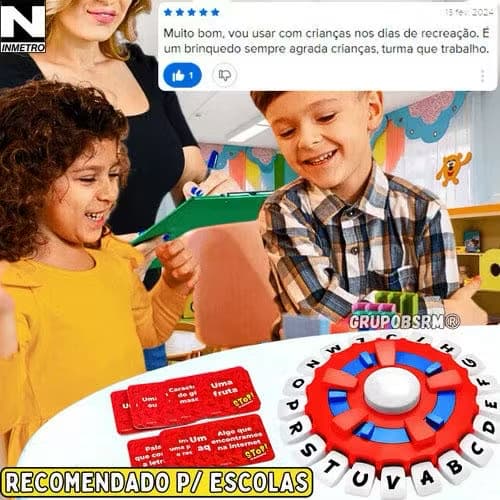 Versão Em Português Word Fast Paced Jogos De Tabuleiro Para Família Jogo Stop