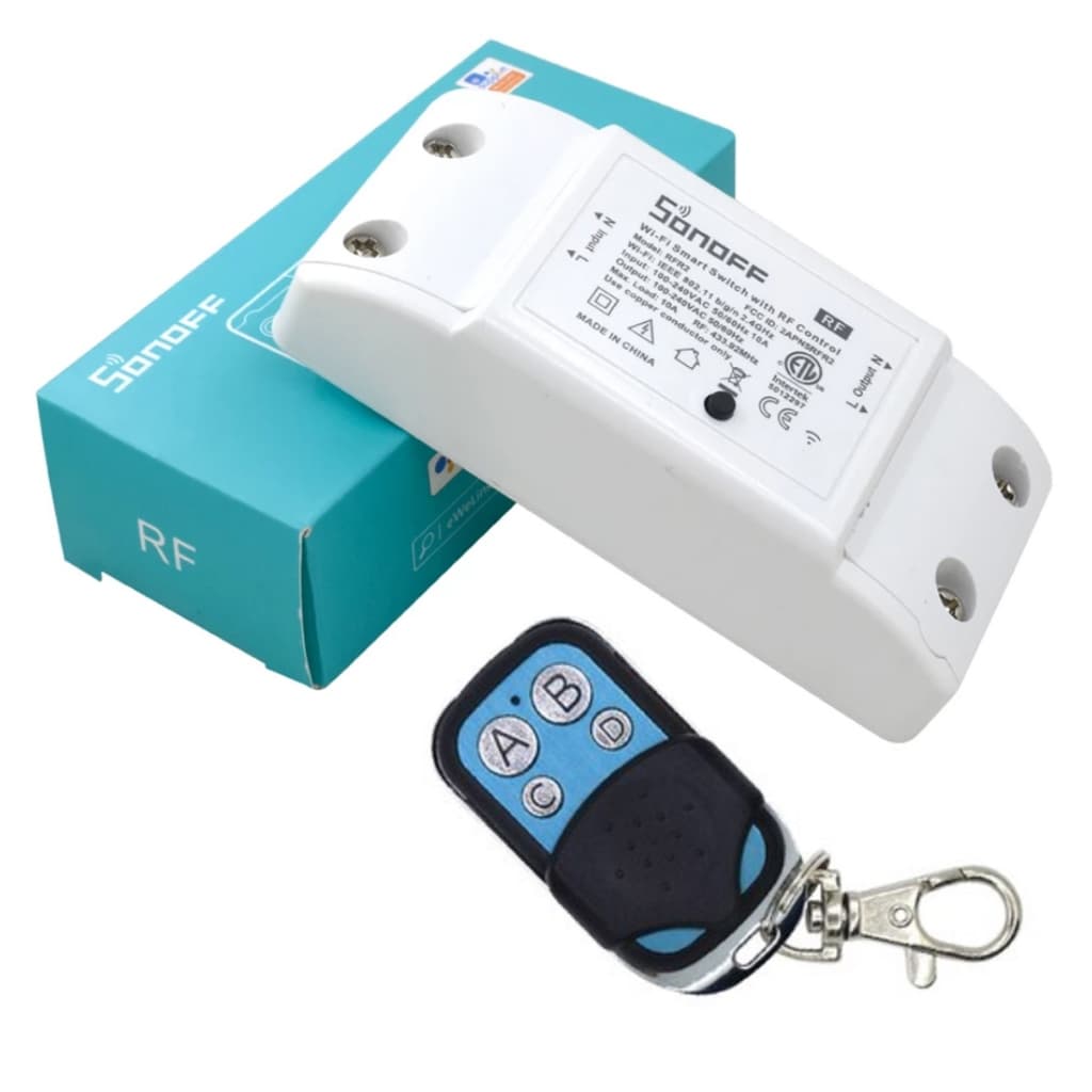 Sonoff Basic R2 Rf433 Interruptor Wifi C/ Controle Remoto