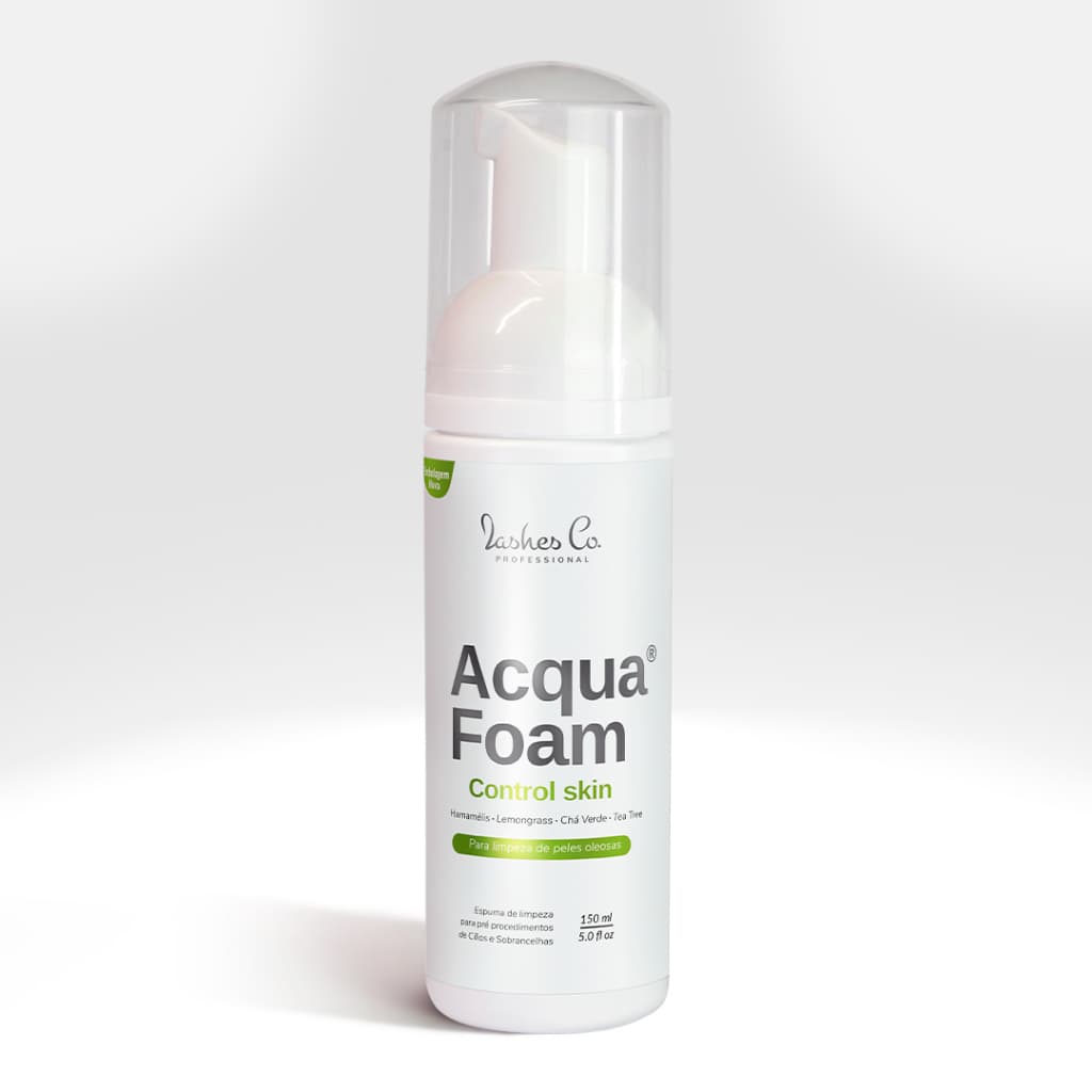 Control Skin - Espuma Higienizadora Para Extensão de Cílios Acqua Foam 150ml Lashes Co