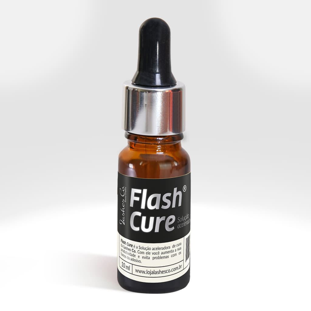 Finalizador / Acelerador para Extensão de Cílios Flash Cure Lashes Co 10mL