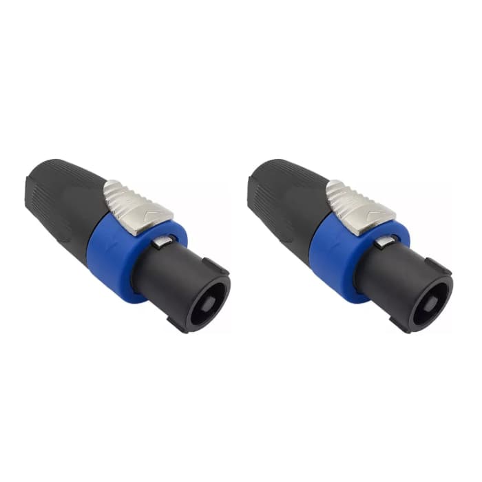 2 Conectores Speakon Macho Wireconex 4p Wc 605