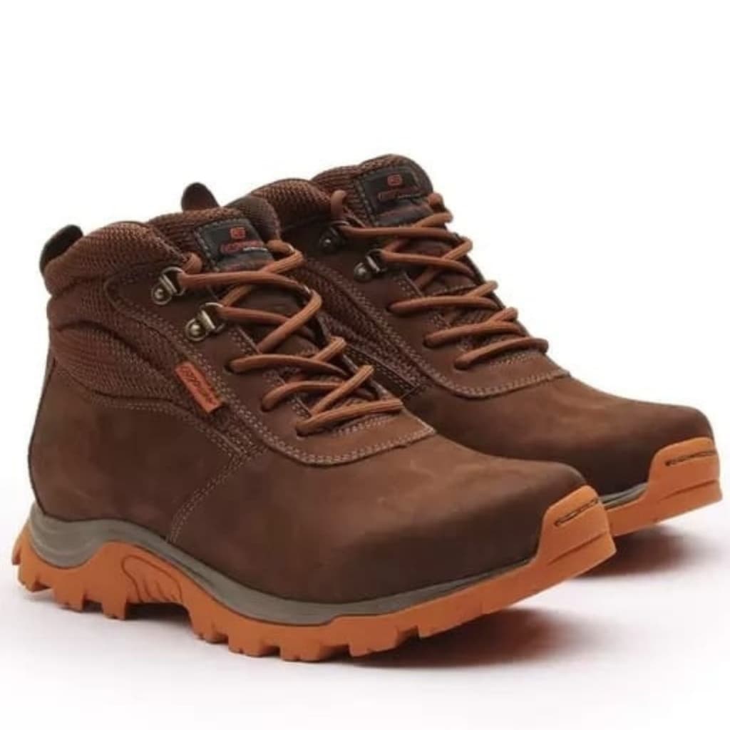 Bota Coturno de Segurança em Couro Nobuck X Terra Gogowear Marrom Cravo Antiderrapante CA 43770