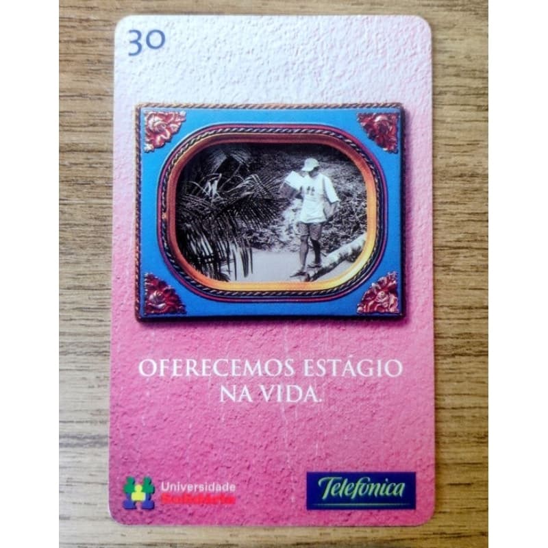 Cartão Telefônico Colecionável Universidade Solidária