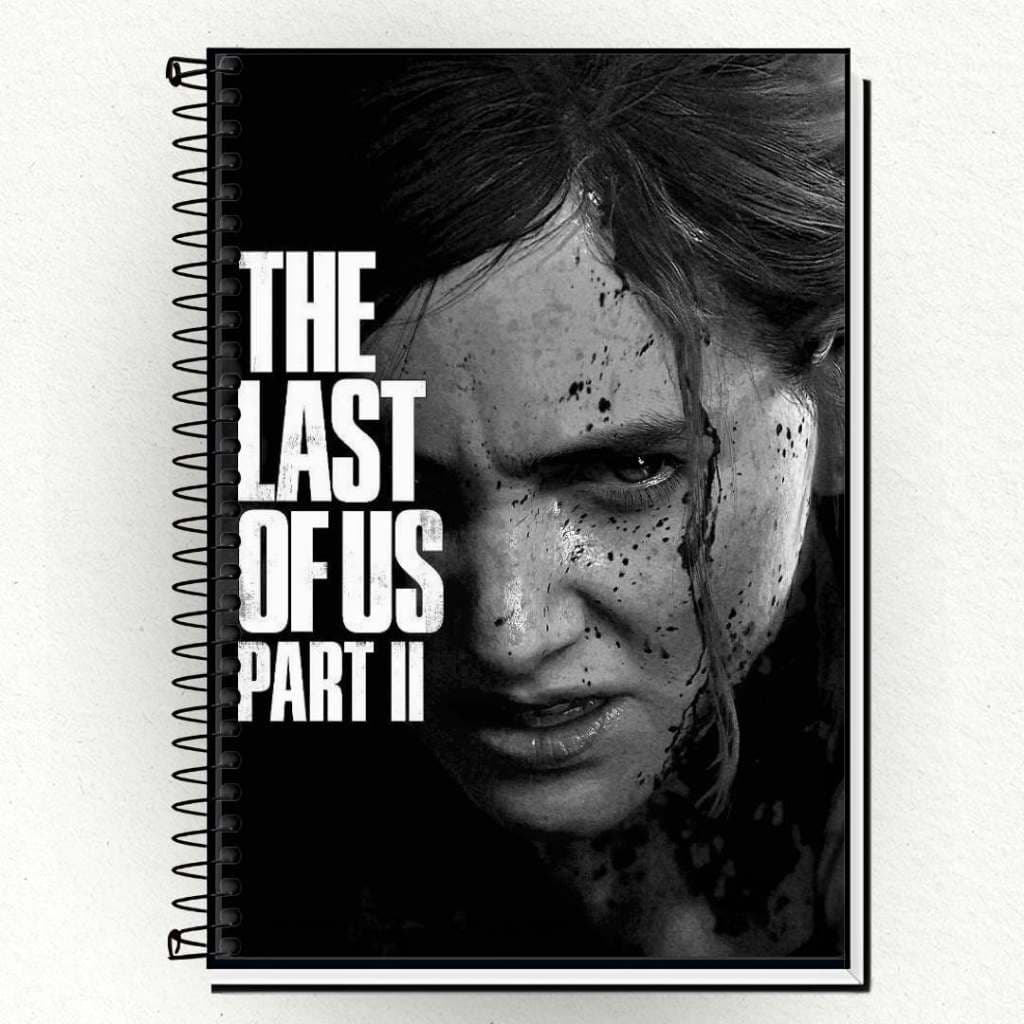 Caderno The Last Of Us Part 2 1 10 15 E 20 Matérias Capa Dura Personalizada Tema Do Exclusivo Da Saga Perfeito Para Estu