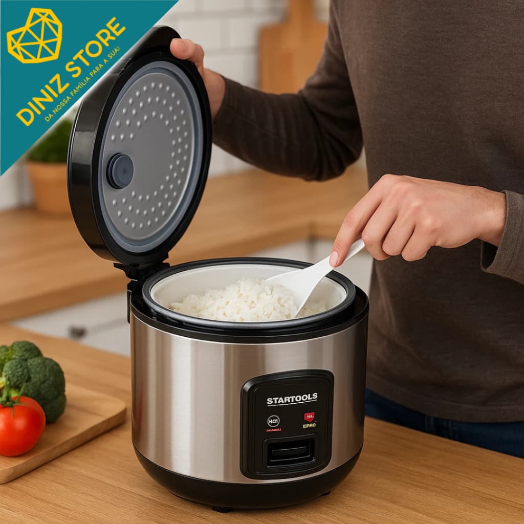Panela de Arroz Elétrica 1L 127V Preta
