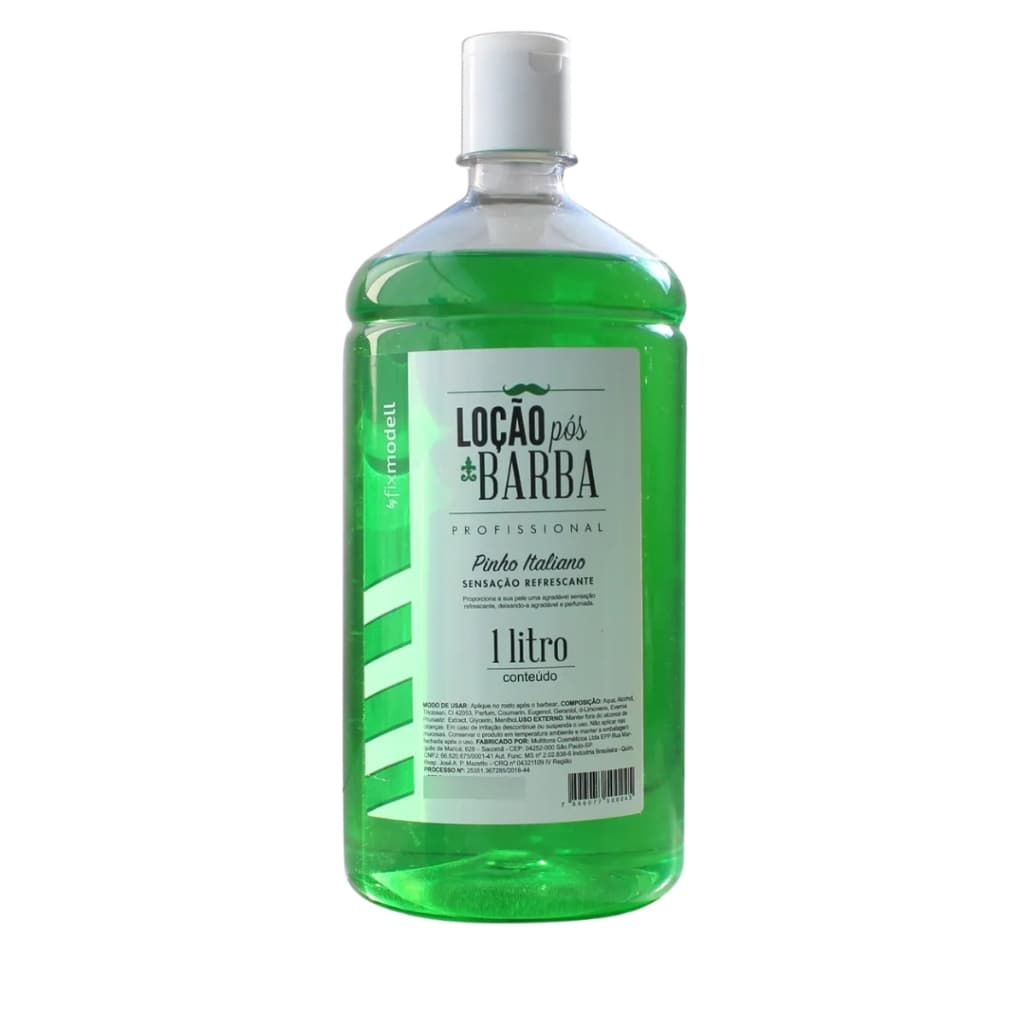 Loção Facial Pós-Barba Profissional Fixmodell 1L Hidrata e Perfuma a Pele