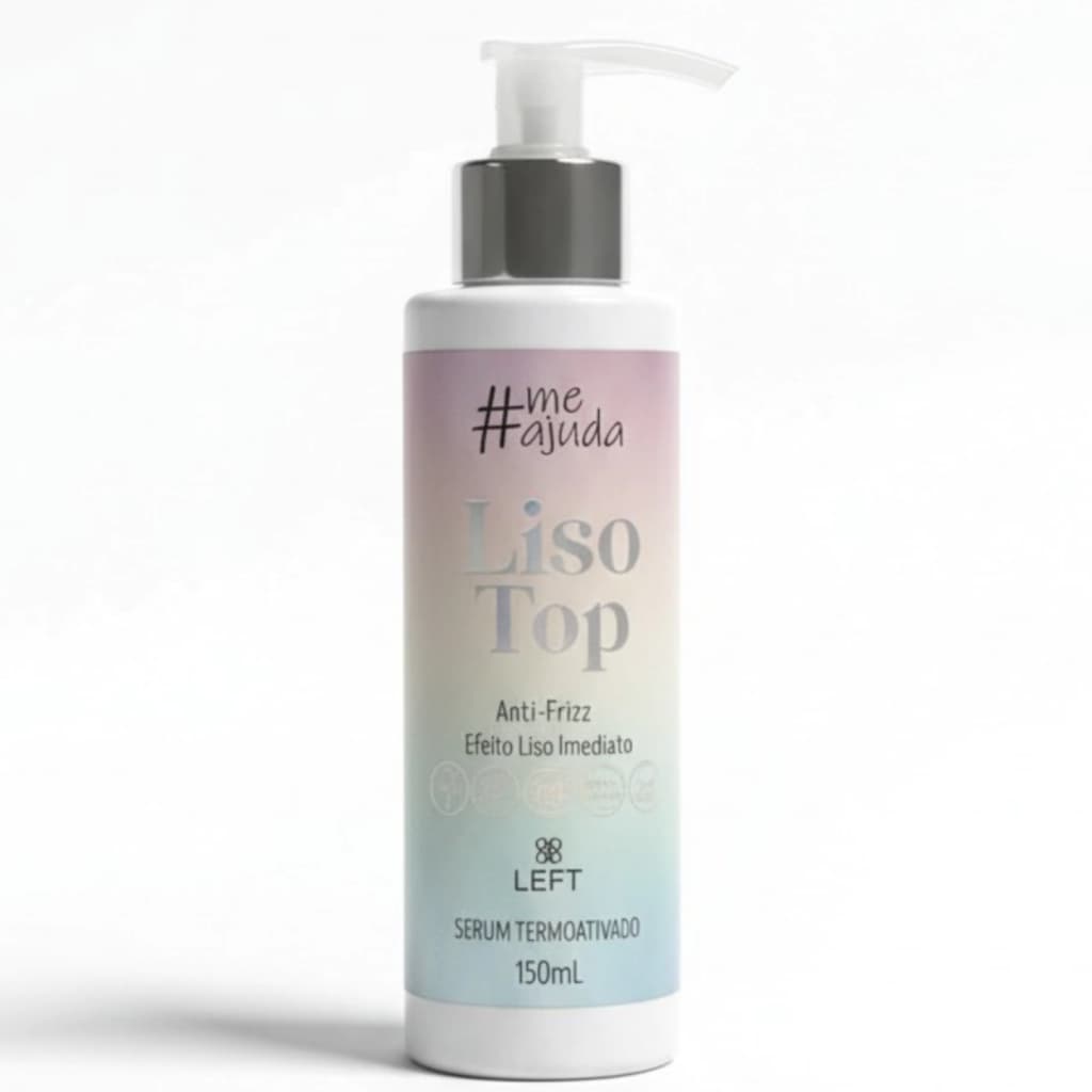 Leave-In Liso Top  Finalizador Sérum Termoativado #MeAjuda 150ml Left
