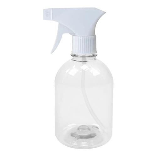 Kit 5 Frascos 250ml Pet c/ Válvula Spray Gatilho 28/410 Branco ou Preto