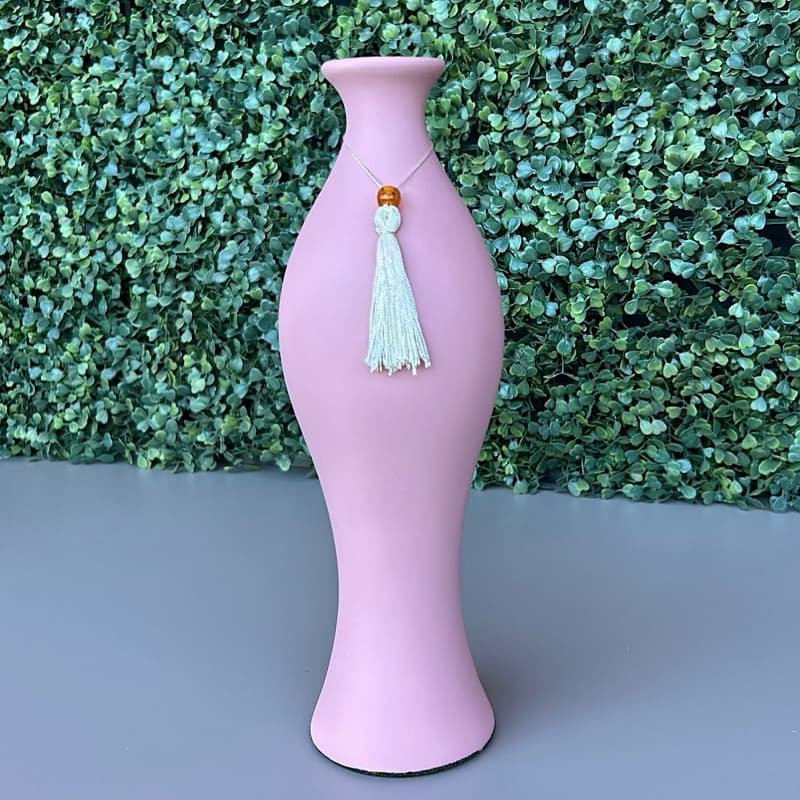 Vaso Silhueta em Cerâmica Decoração Enfeites de Sala Casa