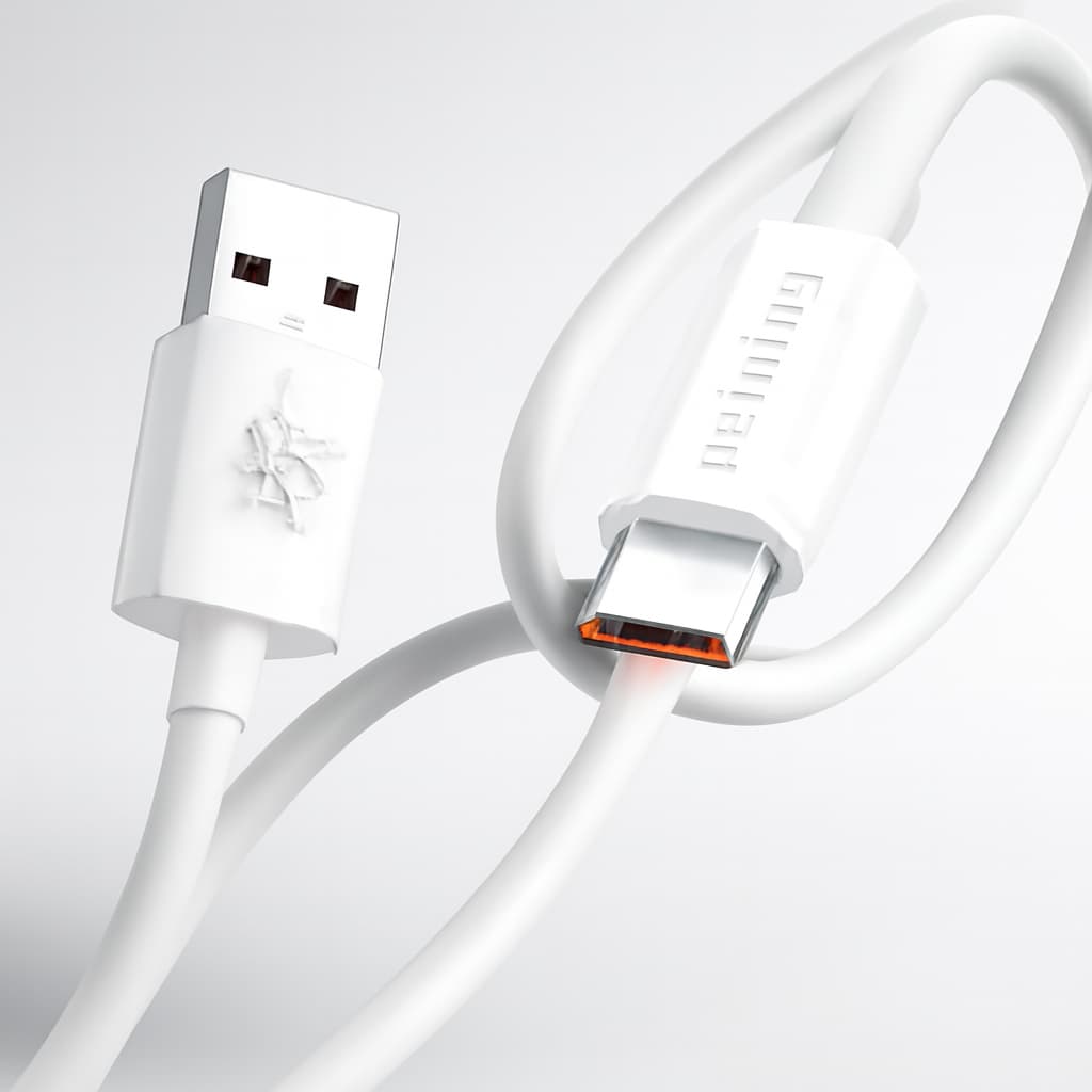 Cabo de Carregamento Rápido Peining PEI-J82-iTipo-C 6A Original – USB Reforçado + Alta Durabilidade