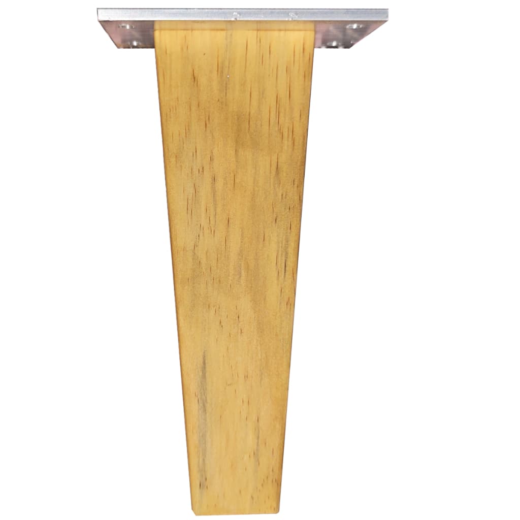 Pé Palito Móveis 15cm Chato Madeira Maciça - 1un