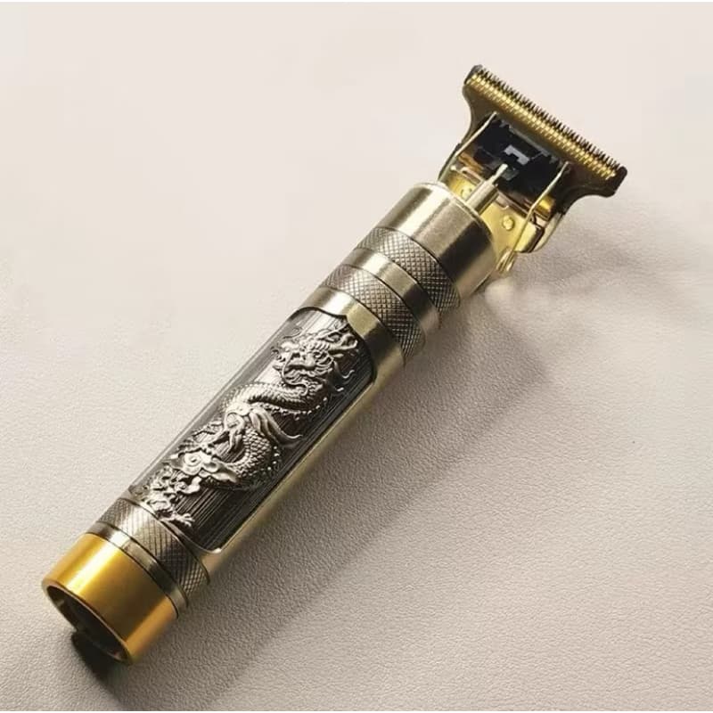 Máquina Profissional Dragão Acabamento Sem Fio Cabelo Barba Pezinho Personalizada Conjunto Aparador Acabamento Premium