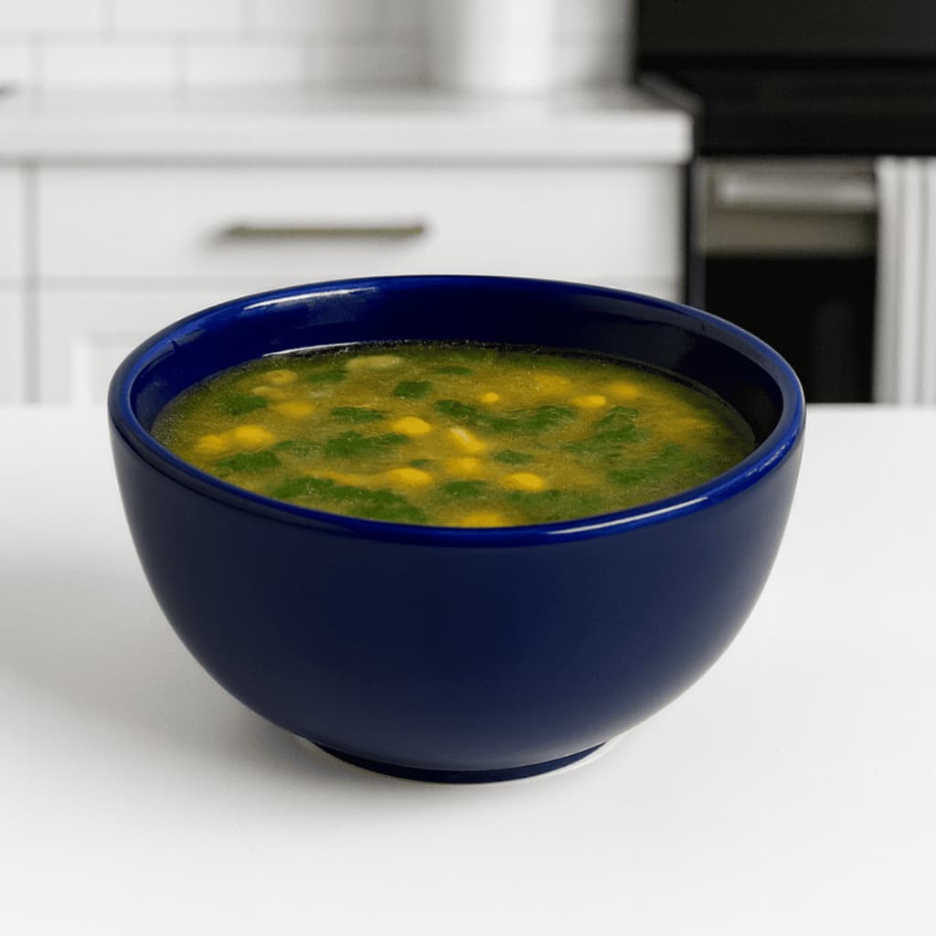 Tigela Japonesa Azul de Porcelana 300ml Para Sopa Caldos Misso Cumbuca Bowl