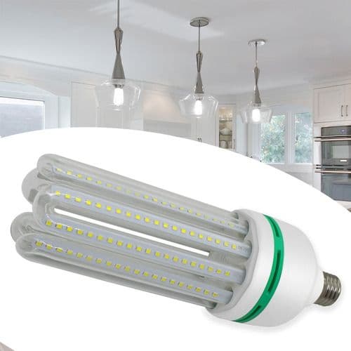 Lâmpada de Led Milho 4u E27 Branco Frio 100w Fluorescente Vidro Lâmpada Industrial Bivolt