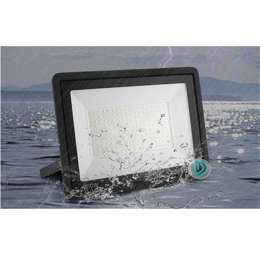 Refletor Led 100W A 600W  Holofote Prova D'água Bivolt Luz Branco Frio