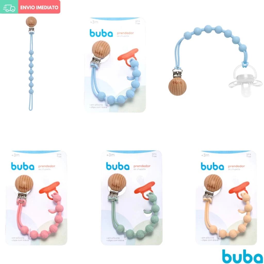 PRENDEDOR EM SILICONE BUBA