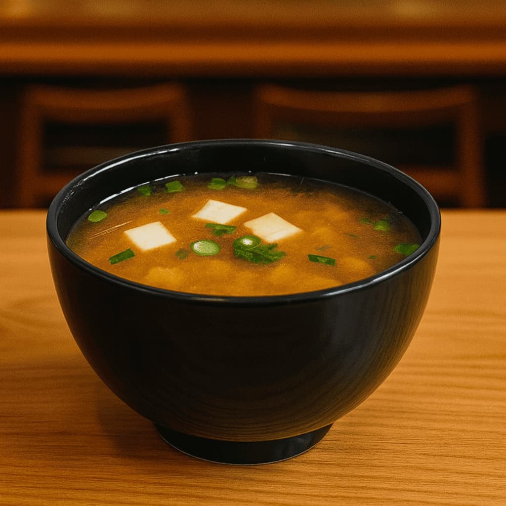 Tigela Japonesa Preta de Porcelana 300ml Para Sopa Caldos Misso Cumbuca Bowl