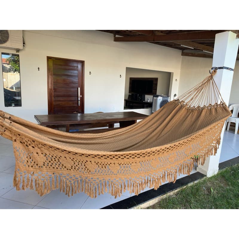 Rede De Dormir Descanso Bucho De Boi Luxo gigante 4,5m  Envio Imediato Luxo Para Casa