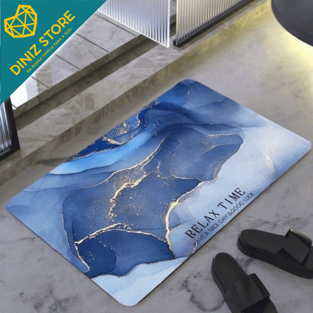 Tapete Banheiro Antiderrapante Absorvente Macio Conforto Modelos Sortidos