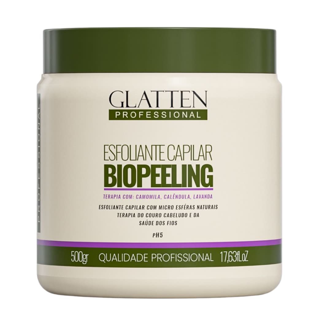 Máscara esfoliante capilar Biopeeling Glatten