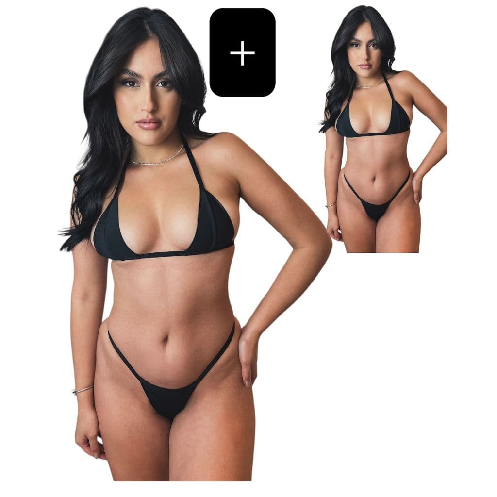KIT 2 BIQUINIS DE FITA COM REGULAGEM