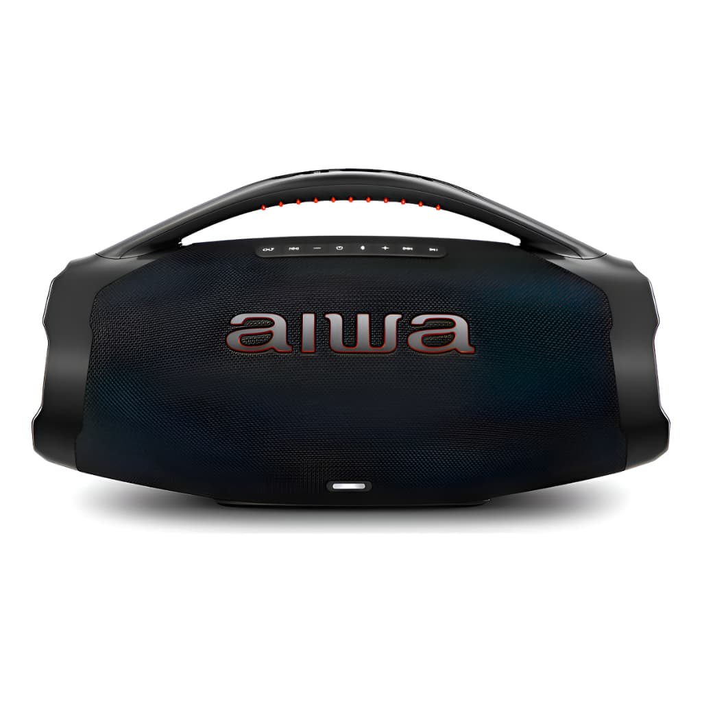 Caixa De Som Boombox Aiwa AWS-BBS-01B 200w IP66 30hs De Bateria