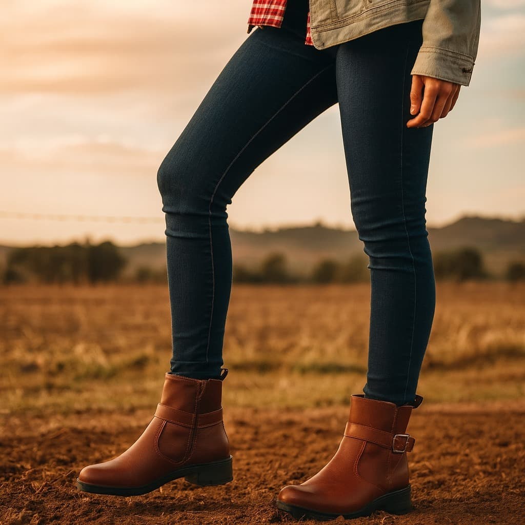 Bota Cuturno Feminino Polo Work em Sintético