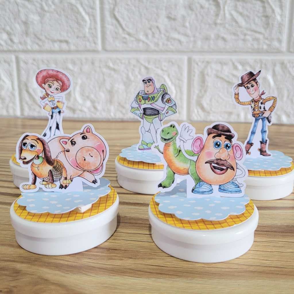 Toy Story Apliques para Latinha Lembrancinhas e festa Infantil Personalizada.
