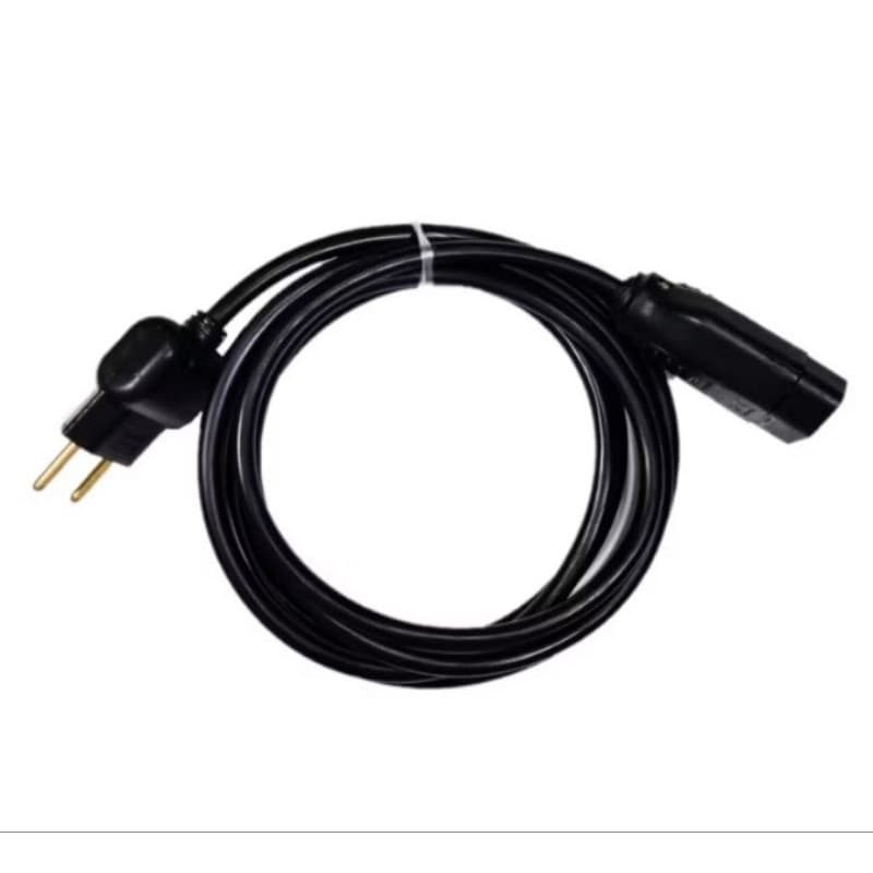EXTENSÃO CABO PP 2X2.5MM 1 METRO PLUG 2P10A E FÊMEA 3P20A BIVOLT 2000 WATTS  20A.