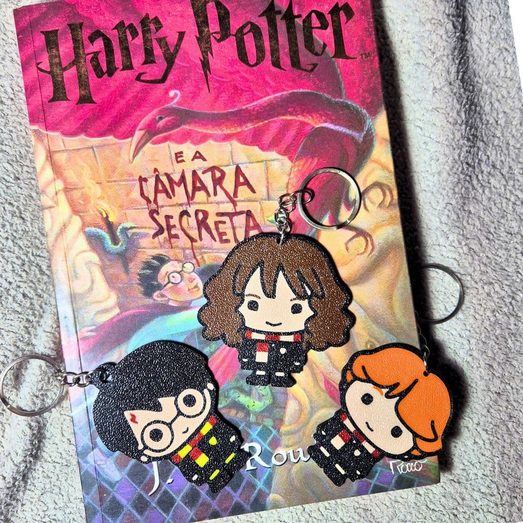Kit Chaveiro Harry Potter | Hermione | rony weasley