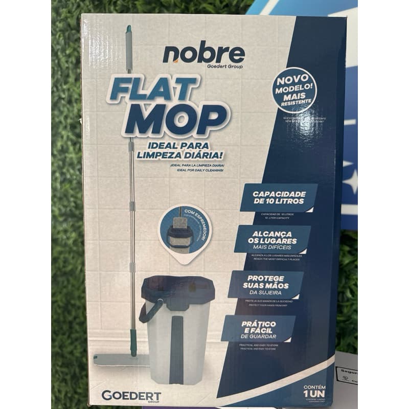 Flat Mop - Nobre 10L - ideal para limpeza diária