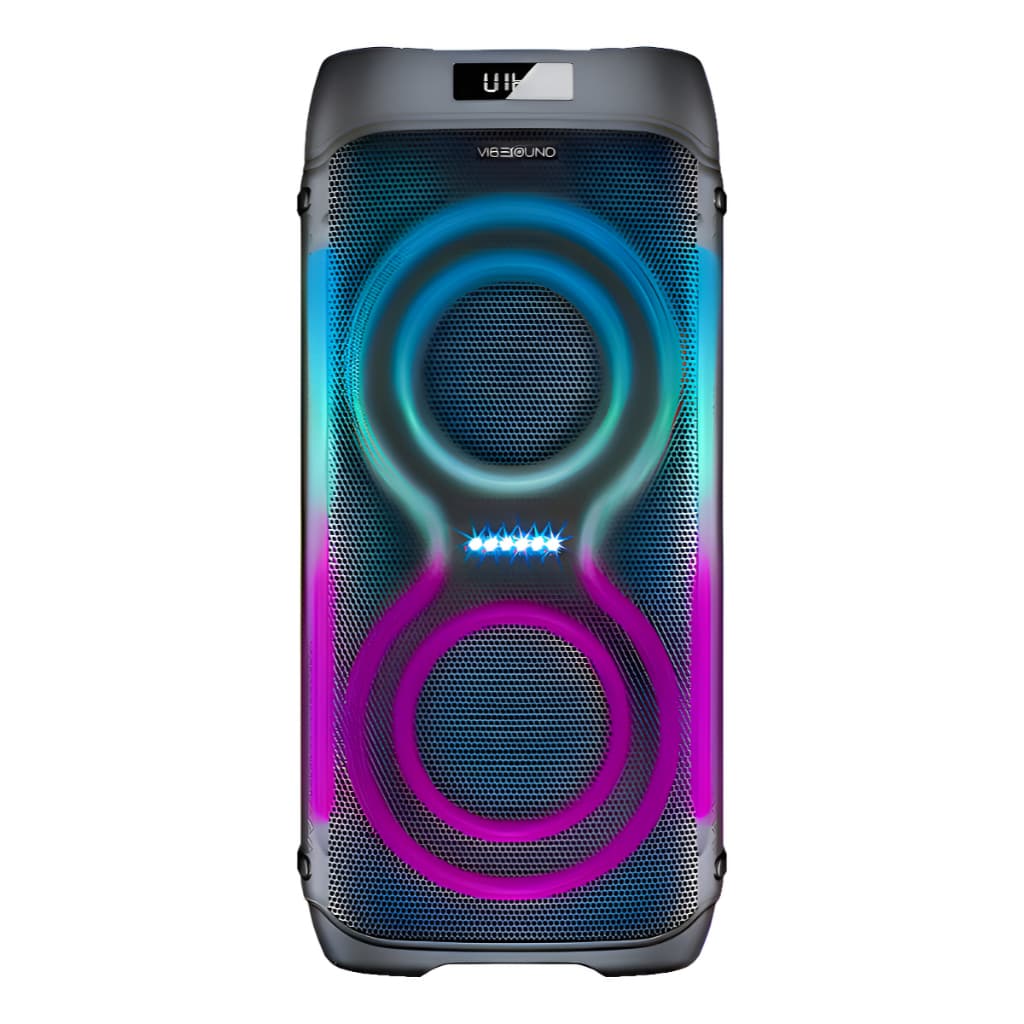 Caixa De Som Amplificada 1000w Portátil Bluetooth Vibe Sound VS003 V6 Party
