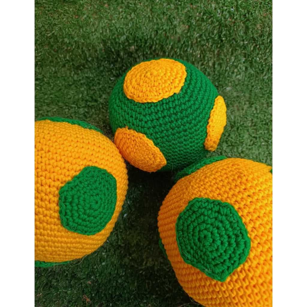 Bola em crochê para pets