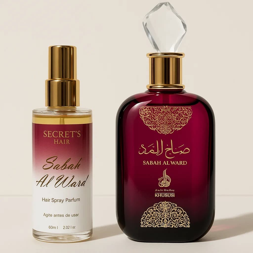 Perfume Capilar Sabah Secret's Hair 60ml – Fragrância Oriental Luxuosa | Alta Fixação e Projeção