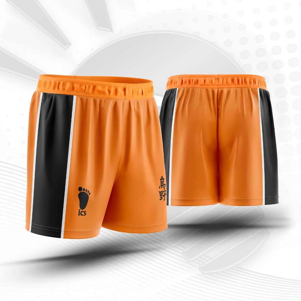 Calção Anime HAIKYUU karasuno JAPÃO  Adulto / Infantojuvenil Personalizável