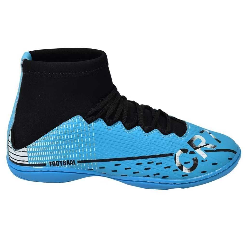 Chuteira Footbaal Futsal Botinha Cano Alto unissex quadra ajuste perfeito, amortecimento responsivo