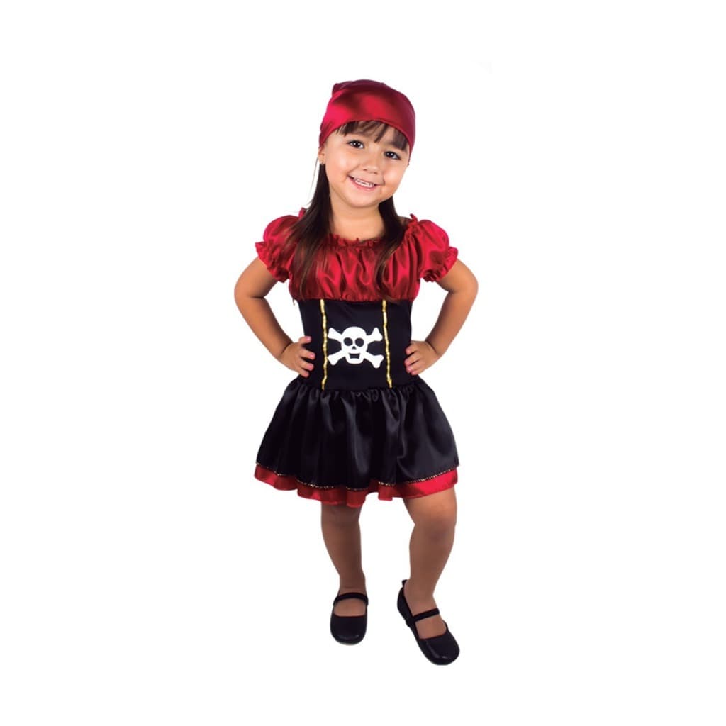 Fantasia Infantil Piratinha Saia Curta - Brink Model